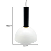 Observatory Lighting Adrielle Small Dome Pendant Light