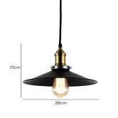 Observatory Lighting Aged Steel Filament Pendant Light