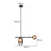 Observatory Lighting Fairbank 2 Light Pendant