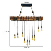 Observatory Lighting Ronald Iron &amp; Timber 10 Light Pendant