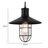 Observatory Lighting Wire Guard Industrial Pendant Light