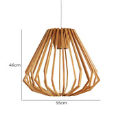 Observatory Lighting Replica Liora Wood Pendant Light