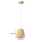 Observatory Lighting Fermetti Bulb A Replica Wooden Pendant Light