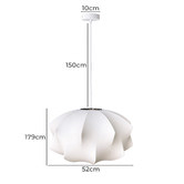 Observatory Lighting Safiya Cocoon &amp; Metal Pendant Light