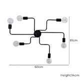 Observatory Lighting Kearns 6 Light Metal Ceiling Light