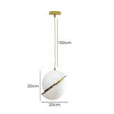 Observatory Lighting Crescent Replica Pendant Light