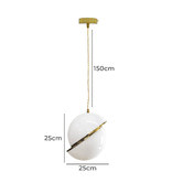 Observatory Lighting Crescent Replica Pendant Light