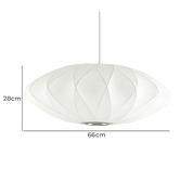 Observatory Lighting Bubble Saucer Replica Criss Cross Pendant Light