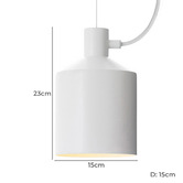 Observatory Lighting Silo Replica Aluminium Pendant Light
