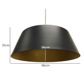 Observatory Lighting Wide Corinna Warm Circus Replica Pendant Light