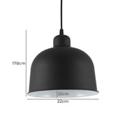 Observatory Lighting Braxton Aluminium Pendant Light