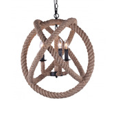 Observatory Lighting Foucault's Replica Rope Chandelier