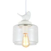 Observatory Lighting Bird Glass Pendant Light