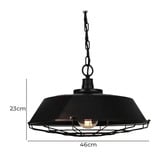 Observatory Lighting Vintage Wire Steel Pendant Light