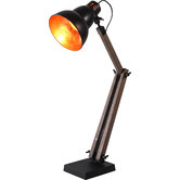 New Life Lighting 75cm Enda Ki New &amp; Old Table Lamp