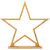 New Life Lighting Monica Star Bamboo LED Table Lamp
