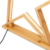 New Life Lighting Monica Star Bamboo LED Table Lamp