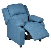 New Life Lighting Kids&#039; Blue Erika Recliner Chair