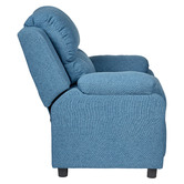 New Life Lighting Kids&#039; Blue Erika Recliner Chair
