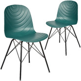 Dark Green Hayden Dining Chairs | Temple & Webster