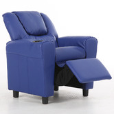 New Life Lighting Kids&rsquo; William Faux Leather Recliner Chair