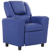 New Life Lighting Kids&rsquo; William Faux Leather Recliner Chair