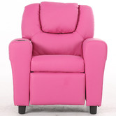 New Life Lighting Kids&rsquo; William Faux Leather Recliner Chair