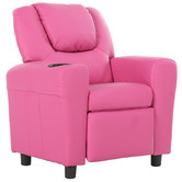 New Life Lighting Kids&rsquo; William Faux Leather Recliner Chair