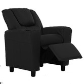 New Life Lighting Kids&rsquo; William Faux Leather Recliner Chair