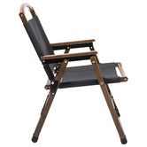 New Life Lighting Foldable Bamboo Outdoor Chair