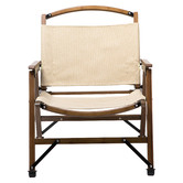 New Life Lighting Foldable Bamboo Outdoor Chair
