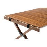 New Life Lighting Foldable Roll-Up Low Bamboo Outdoor Table