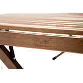 New Life Lighting Foldable Roll-Up Low Bamboo Outdoor Table