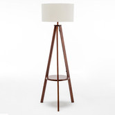 New Life Lighting Tania Bamboo Tripod Floor Lamp