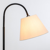 New Life Lighting Roman Rubberwood Floor Lamp with USB Charger