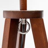 New Life Lighting Tania Bamboo Tripod Floor Lamp