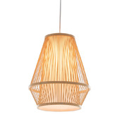 New Life Lighting Caitlyn Bamboo Pendant Light