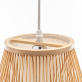 New Life Lighting Caitlyn Bamboo Pendant Light