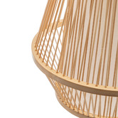 New Life Lighting Caitlyn Bamboo Pendant Light