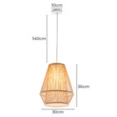 New Life Lighting Caitlyn Bamboo Pendant Light