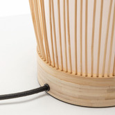 New Life Lighting Berdin Bamboo Table Lamp