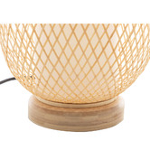 New Life Lighting Glancy Bamboo Table Lamp