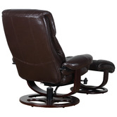New Life Lighting 2 Piece Owen Recliner Armchair &amp; Footstool Set