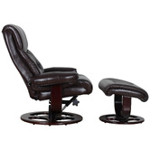 New Life Lighting 2 Piece Owen Recliner Armchair &amp; Footstool Set