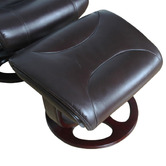 New Life Lighting 2 Piece Owen Recliner Armchair &amp; Footstool Set