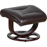 New Life Lighting 2 Piece Owen Recliner Armchair &amp; Footstool Set