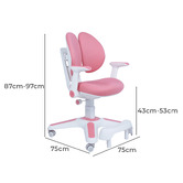 New Life Lighting Kids&#039; Rodelle Gas Lift Study Chair
