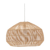 New Life Lighting Rollo Bamboo Pendant Light