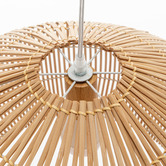 New Life Lighting Rollo Bamboo Pendant Light