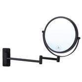 Thermogroup Ablaze Matte Black 1x &amp; 5x Magnification Shaving Mirror